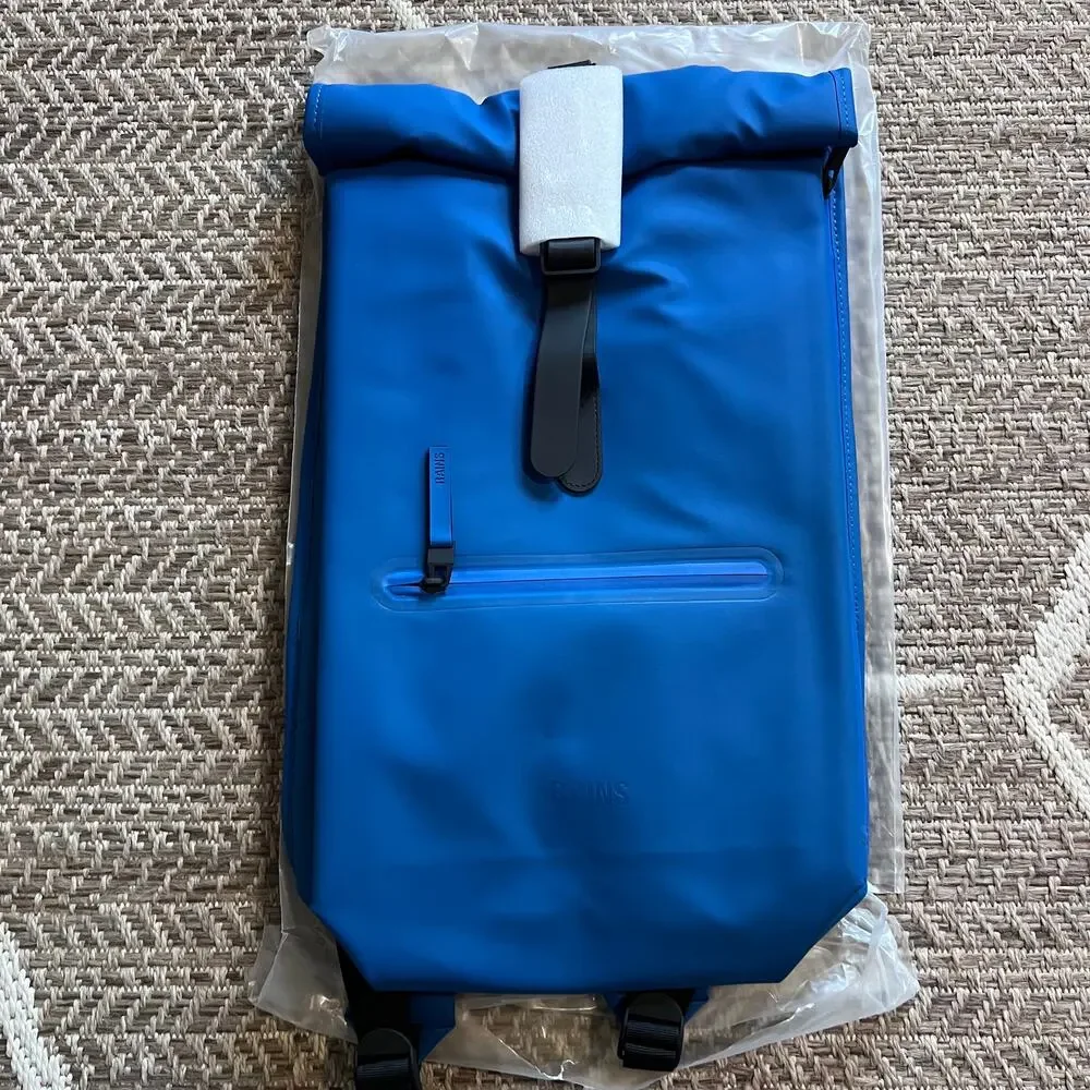 RAINS Waves Roll top rucksack backback